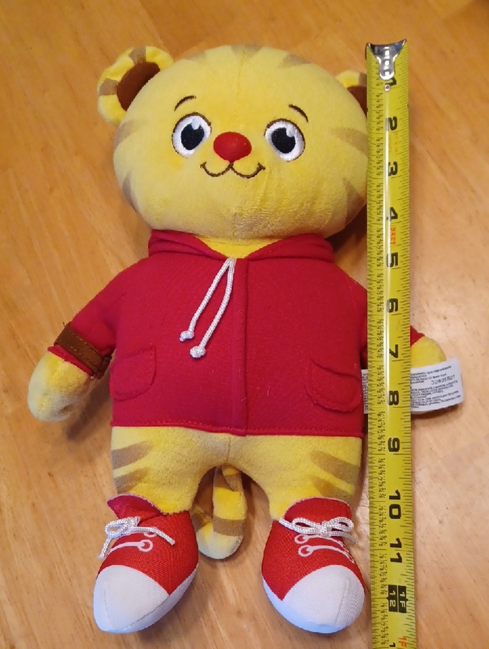 Daniel Tiger Talking Plush with Red Hoodie - Picture 9 of 10